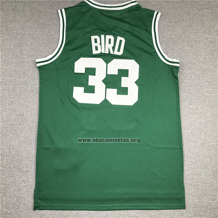 Camiseta Boston Celtics Larry Bird NO 33 Mitchell & Ness 1985-86 Verde
